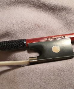 Violin Flueriel Wood Veneer Carbon Fibre Bow - 4/4